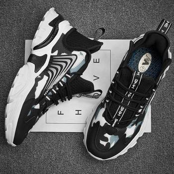 

2020 New Men Running Shoes Breathable Lightweight Male Casual Sneakers Comfortable Mesh Sports Shoes Fashion Zapatills Sneakers