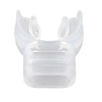 

Transparent Soft Silicone Scuba Diving Tube Bite Mouthpiece Regulator Hot