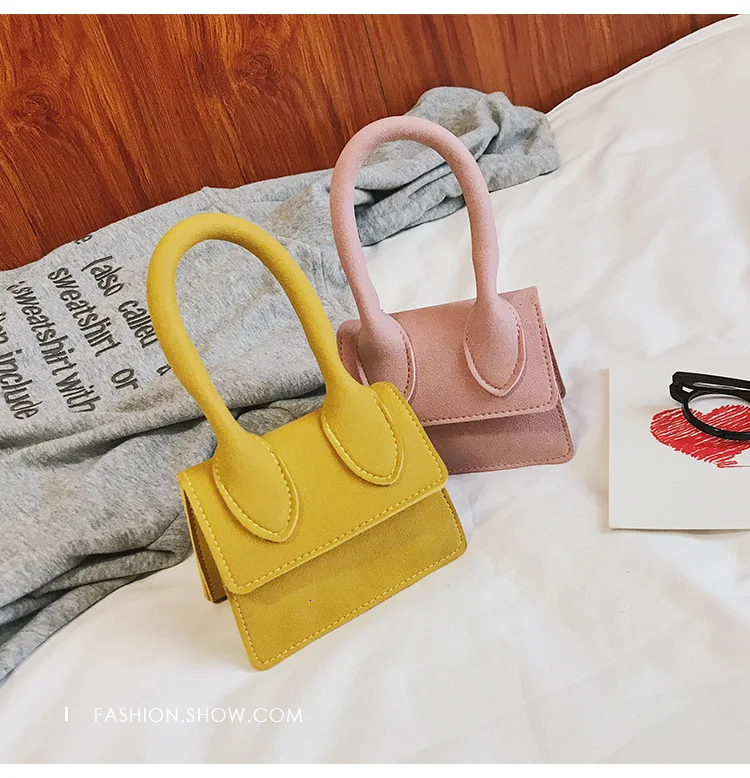 Мини-детская милая сумка-тоут с верхней ручкой, замшевая Детская сумка, модная маленькая известная брендовая дизайнерская сумка через плечо для девочек, горячая сумка-мессенджер