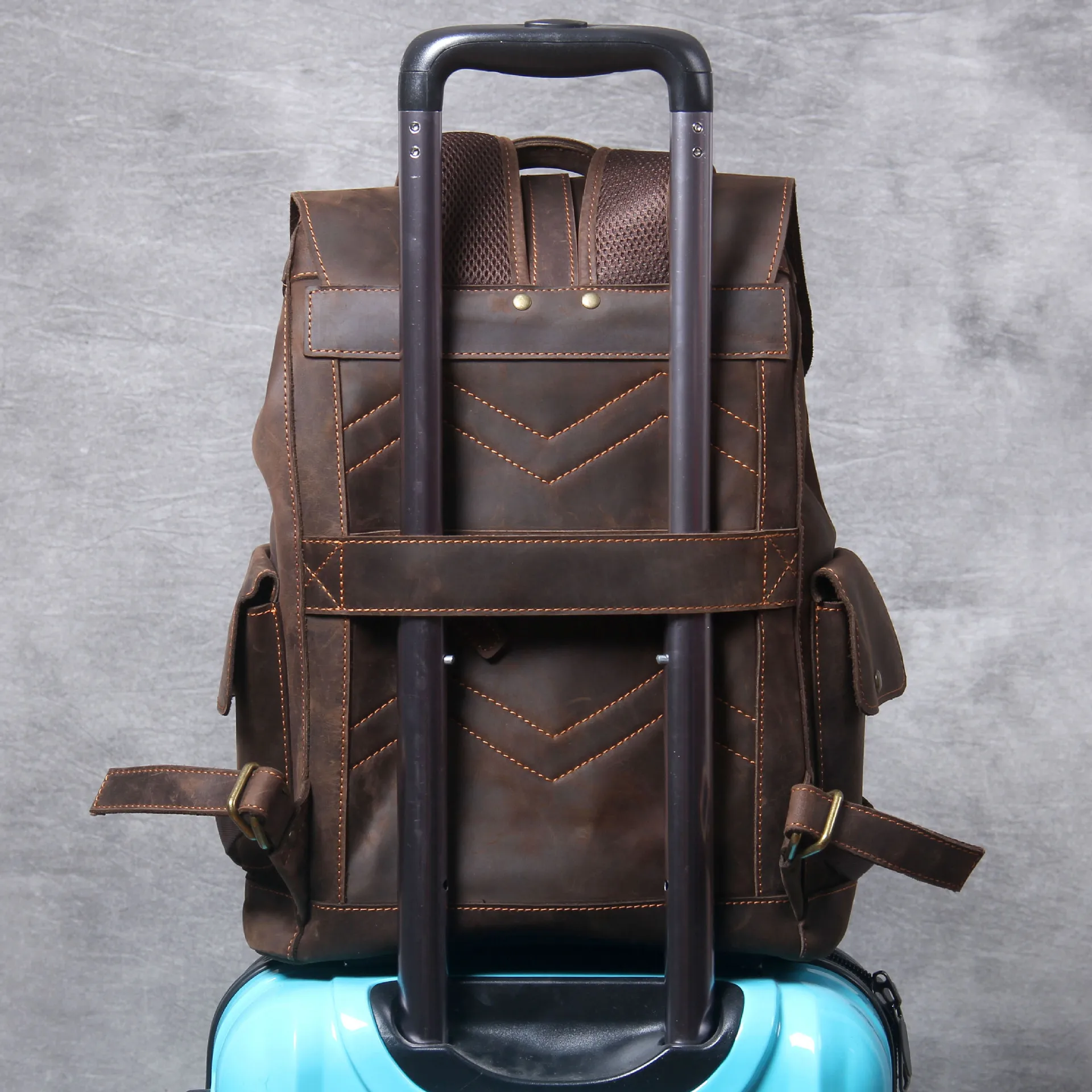 Новинка, мужской рюкзак из натуральной воловьей кожи, мужские рюкзаки из кожи Crazy-horse, мужской рюкзак для колледжа и офиса, рюкзак для ноутбука