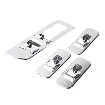 

Car Window Lift Switch Panel Decoration Frame Cover Trim Window Regulator Cover Accessories for Ford Raptor F150 2015+