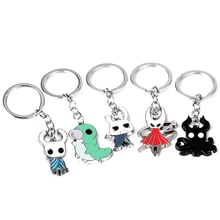 Hollow Knight Octopus Alloy Keychain Personalized Llaveros Accessories Brelok Do Kluczy Keyring