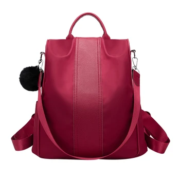 

LJL-Women's Waterproof Oxford Backpack Anti-Theft Rucksack School Travel