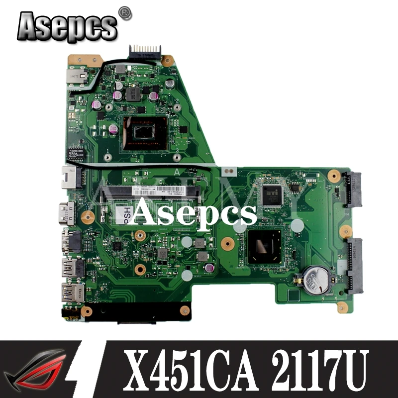 Nieuw! Akemy X451CA Laptop Moederbord Voor Asus X451C X451CA F451C Moederbord 2117U Cpu 100% Test Ok Nieuw! Akemy X451CA Laptop Moederbord Voor Asus X451C X451CA F451C Moederbord 2117U Cpu 100% Test Ok