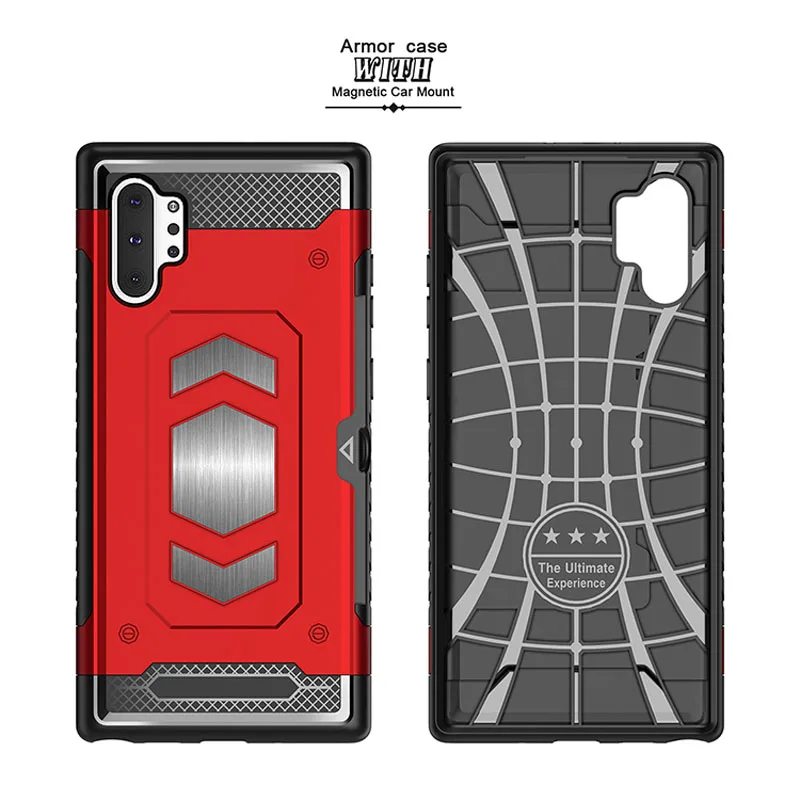 Автомобильный Магнитный чехол для SamSung Galaxy S10 S9 S8 Plus S10E S10 5G S7 S7E, суперпротивоударный защитный чехол со слотом для карт
