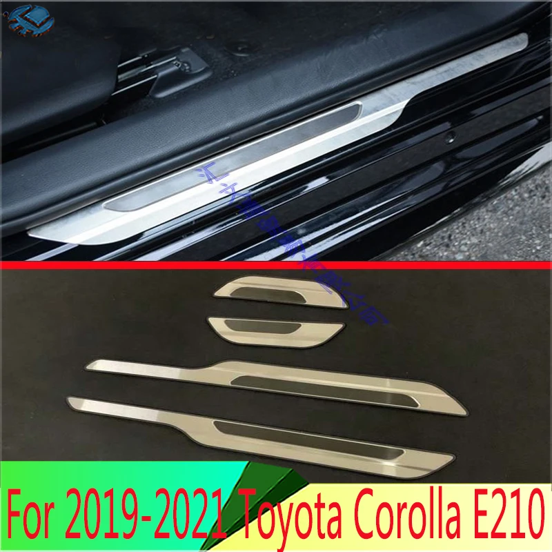 Для 2019-2021 Toyota Corolla E210 Sport хэтчбек Auris серебристый проволочный протектор из