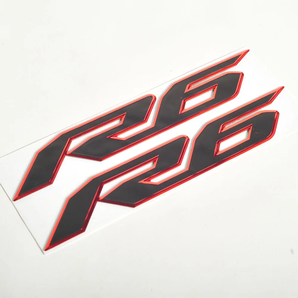Motorcycle Stickers 3D R6 Badge case for YAMAHA YZF600 R6-UP R6 3D LOGO