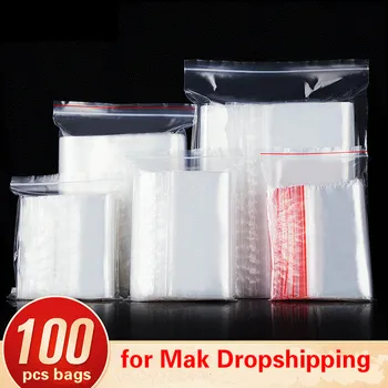 

100pcs Face Mask Storage Bag for 10/25/50pcs Masks for Mask Dropshipping