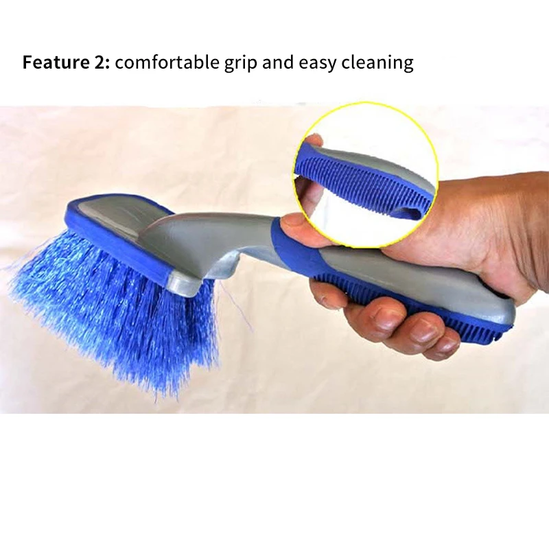Щетка для моющего колеса автомобиля для очистки обода шин, щетка с мягкой ручкой, автомобильная мотоциклетная шайба, щетки для чистки грузовиков