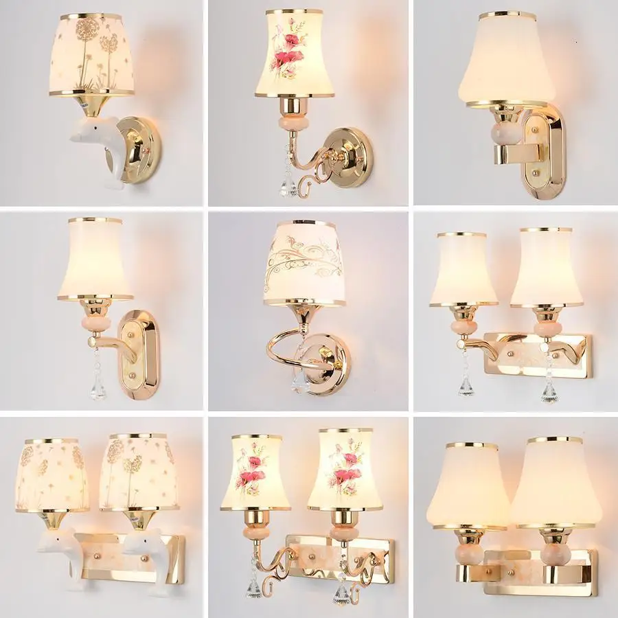 Industrieel Wandlampen Lampara Arandela Aplique Luz Pared Wandlamp для дома Хрустальная аппликация Murale светильник Настенный светильник для спальни светильник