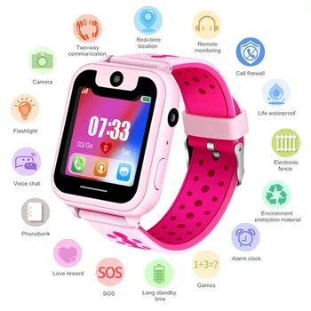 

S6 Kids Smart watch Baby Watch Children SOS Call Location Finder Locator Tracker Anti Lost Monitor Kids Gift.
