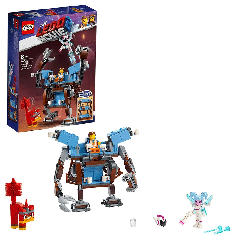 

2019 LEGO May New Products Movie Series 70842 Emmit's Three Layer Sofa Mech Toy Building Blocks