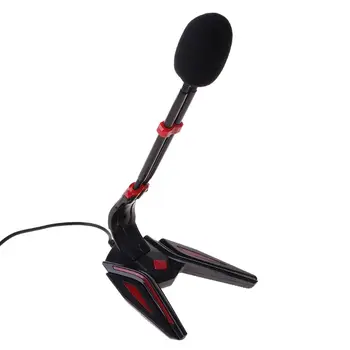 

USB 3.5mm Gaming Microphone for Computer Recording Live Broadcast Chatting Mic