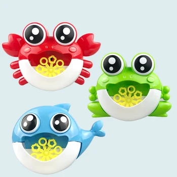 

Bubble Machine Crabs Music Light Electric Bubble Maker Baby Kids Outdoor Toys with Music Water Toy Cute Gift For Kids