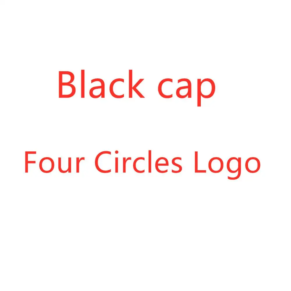 NEW 4Pcs Center Cap Hub Caps E1 5.25" 4F0601165N For 2007-2013 A3 A4 A5 A6 A7 A8 Q5 R8 S4 S5 S6 TT - Цвет: Blackcap Circle logo