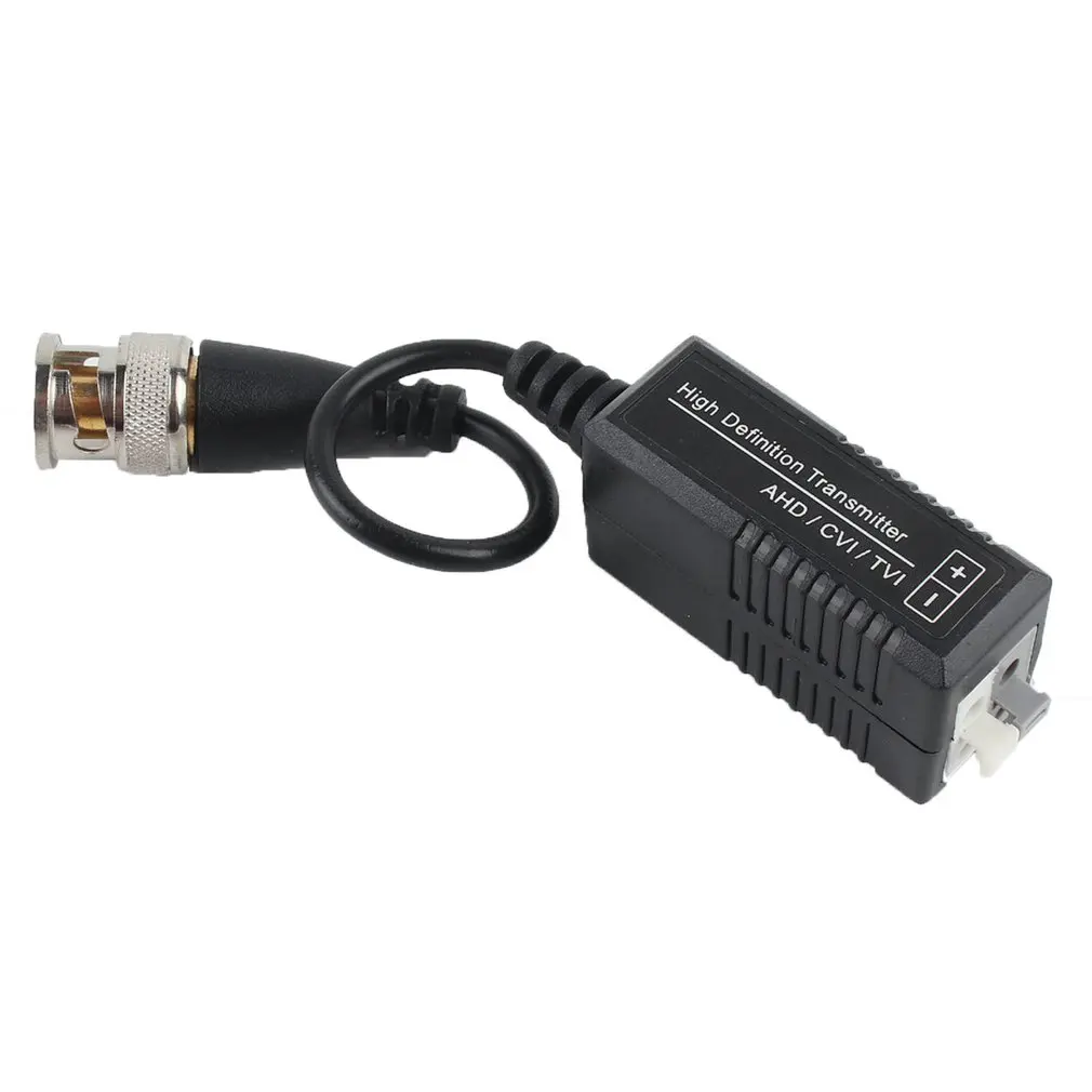 1 пара HD CCTV через витой Видео балун передатчик для CCTV камеры DVR для CVI/TVI/AHD 0-300 м черный
