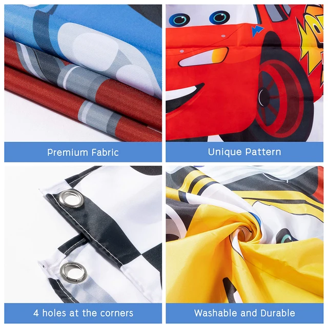 Race Car 2nd Birthday Party Backdrop Decor 2 Fast Photo Background Banner Wall Decoration Party Supplies for Two Years Old Kids 5