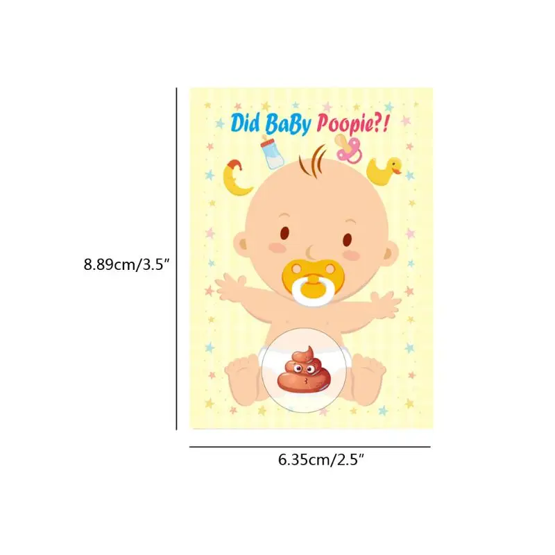 Baby Shower Scratch Off Game Lottery Ticket Raffle Cards Gender Neutral Boy or Girl Funny Activity for Diaper Raffles Ice Breake