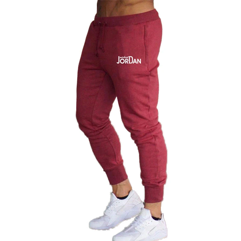 Men Casual Sweatpants Fitness Side Stripe Men's Sportswear Joggers Pants Cotton New Male Gyms Trousers Pantalones Hombre - Цвет: 22