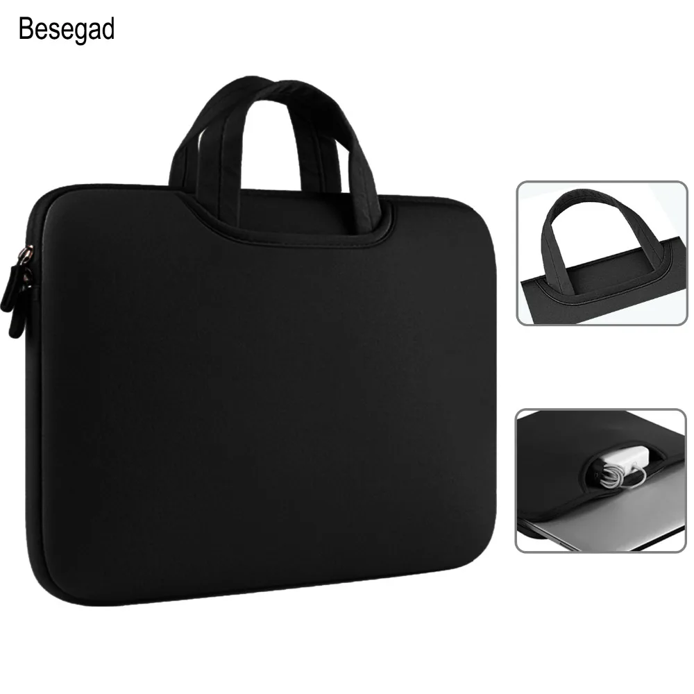 Besegad Портфель Сумка для ноутбука рукав чехол сумка Apple MacBook Mac Book Pro Air 11 12 13 3 15 4
