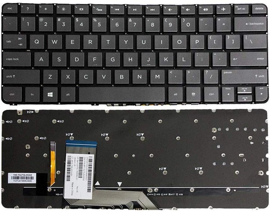 EJTONG New for HP Envy X360 13-Y 13T-Y 13T-Y000 13-Y4103DX 13-Y073NR 13-Y023CL US Keyboard Backlit 833349-001 834589-B31 MP-13J73U4J9202 