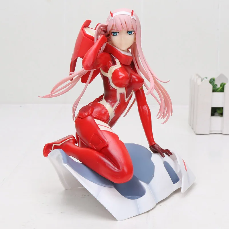 Фигурки героев аниме Дарлинг во Фране 15 см фигурка Zero Two 02 красная/белая одежда