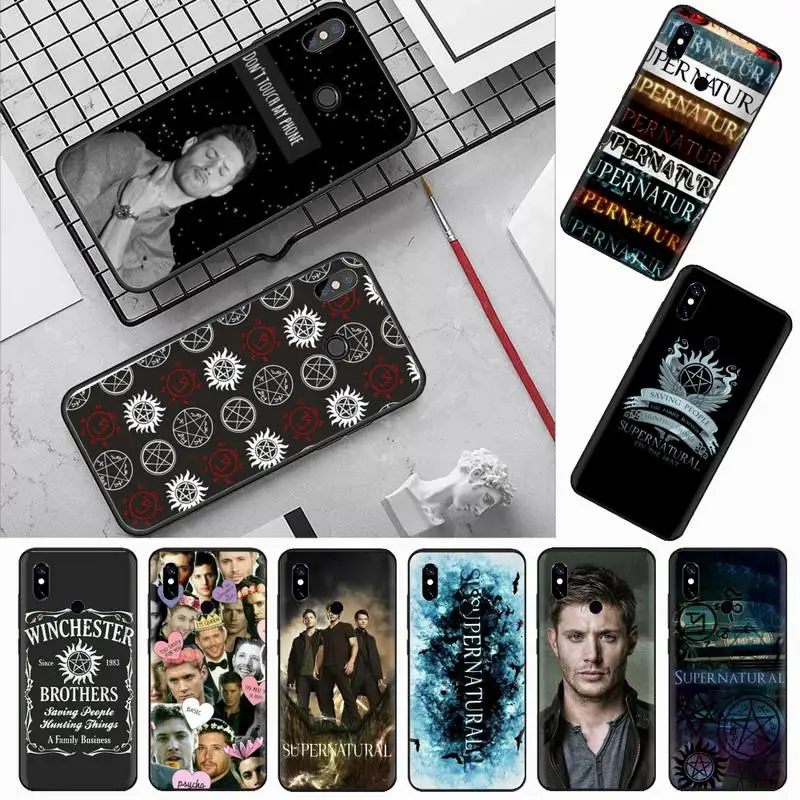 

supernatural American TV show coque funda cover Phone Case For Xiaomi Redmi Note 4 4x 5 6 7 8 pro S2 PLUS 6A PRO