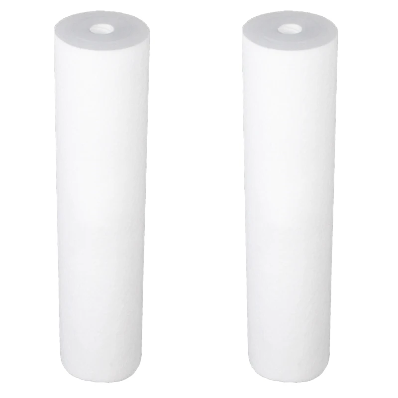 

2Pcs/Set PP Cotton Filter Water Filter Purifier Filter 20 inchX 4.5 inch Polypropylene Sediment Water Filter Cartridge