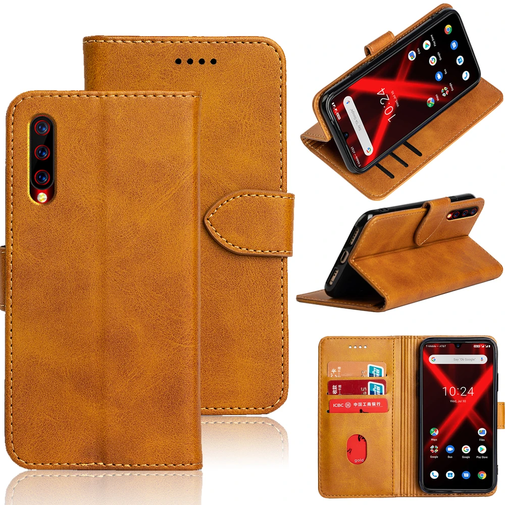 SRHE Flip Cover For Umidigi X Case Luxury Leather Silicone Magnetic Wallet on Case For Umidigi X Cover