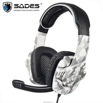 

SADES SA708GT HD Sound Gaming Headphone Stereo Controller Denoise Headset with Noise Cancelling Mic for PUBG PS4 PC Laptop