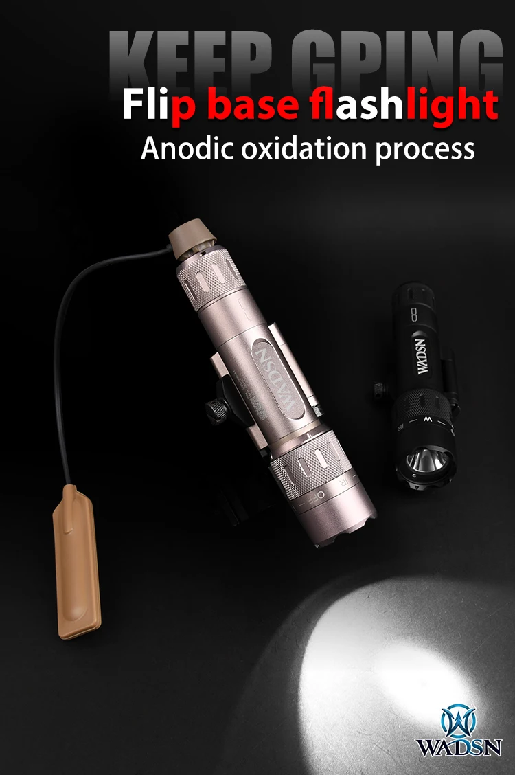 Description Picture 2 of itemWADSN Airsoft Night Evolution L-3 Insight WMX200 Scout light Tactical Flashlight LED With IR Light Hunting Gun Weapon lights