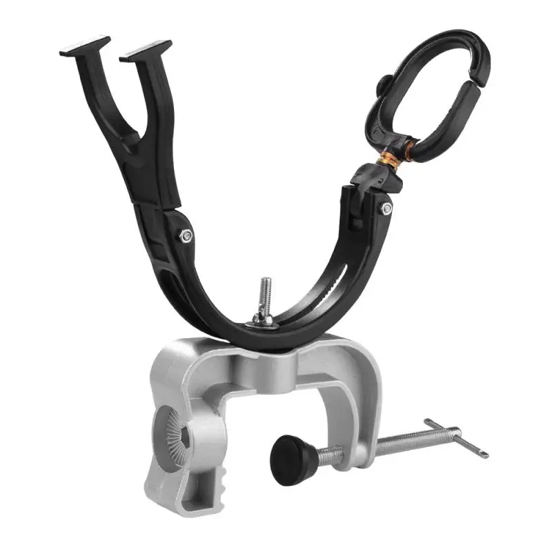 Boat Marine Aluminium Alloy Fishing Rod Pole Rest Stand Bracket Support Holder Adjust Clamp Tackle Tools | Спорт и развлечения
