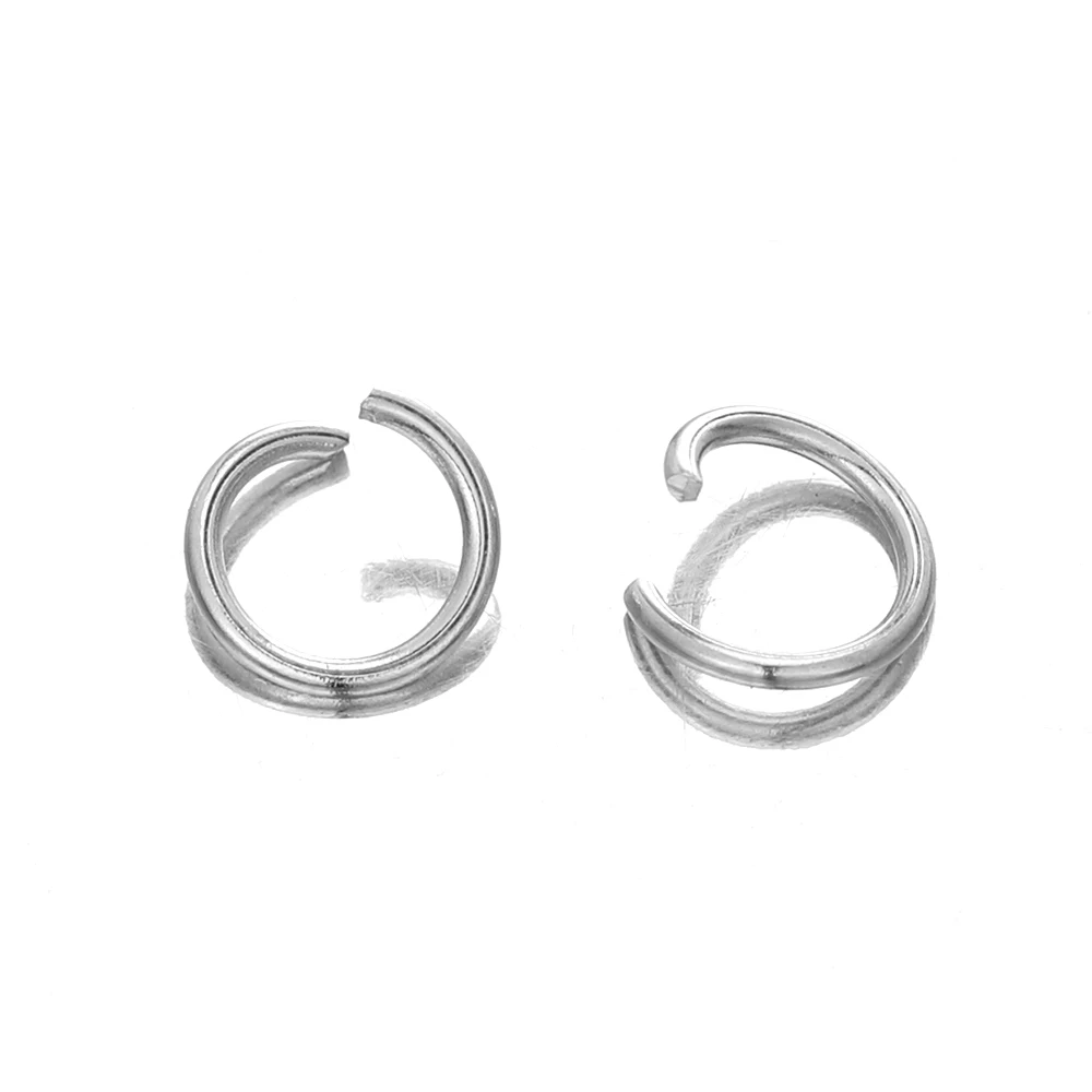 Lot De 2000 Anneaux De Jonction (saut) Pour Bijoux - Tailles 4,5,6,7,8,10 Mm - Alliage Et Fer - 2 Boîtes De Rangement