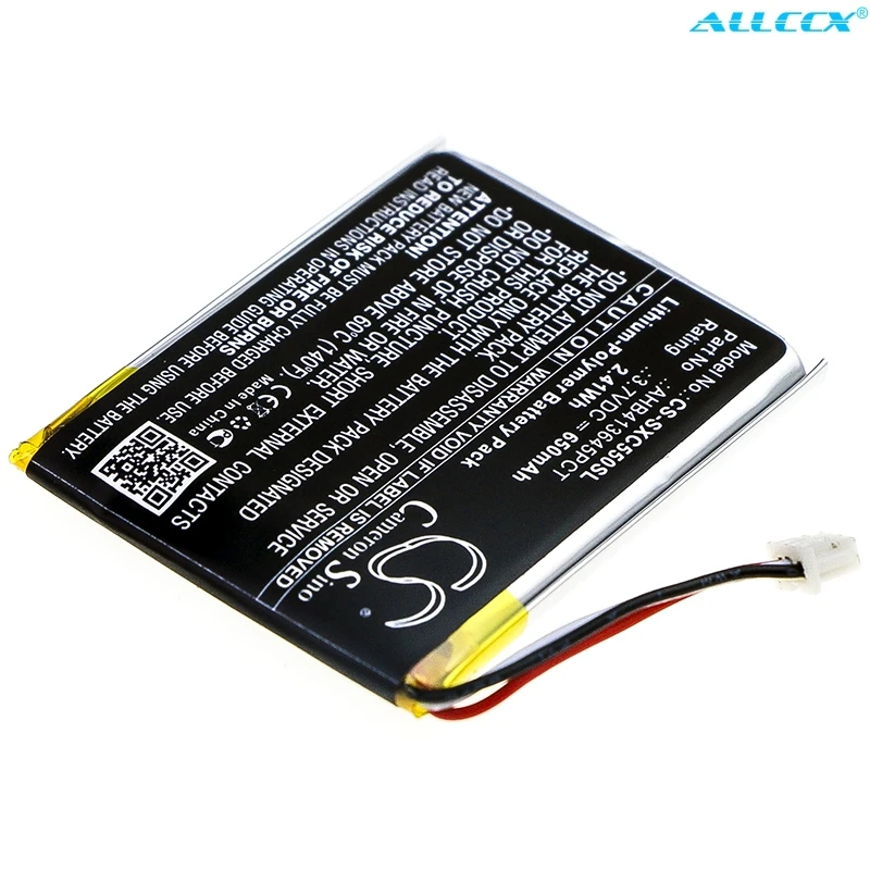 Bateria sem Fio Fone de Ouvido Ahb413645pct para Sennheiser Cameron Sino 650mah Pxc 550 - Image 3