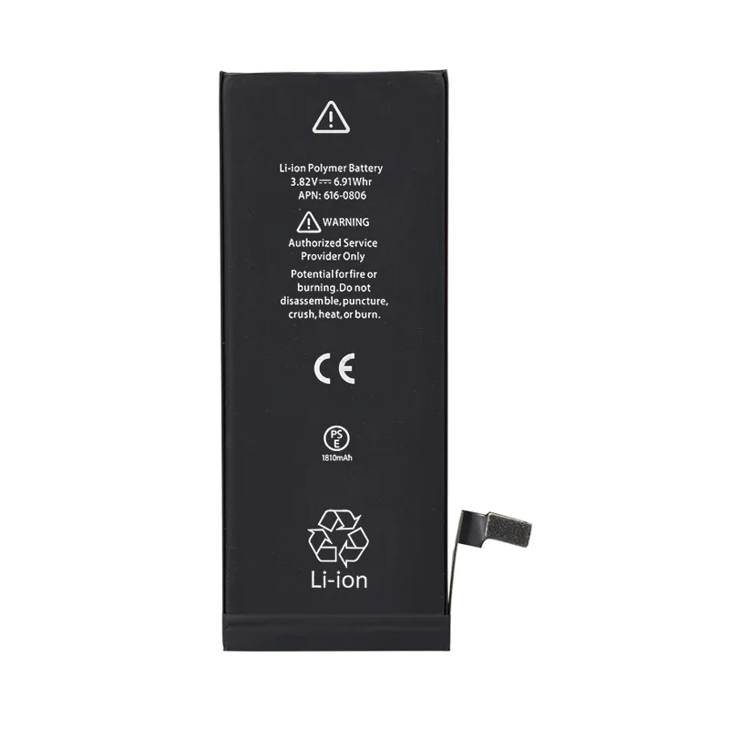 100% Newest Lithium Battery For Apple iPhone 6S 6 7 5S 5 Replacement Mobile Batteries For iphone 5 5s 6 s Internal Phone Bateria