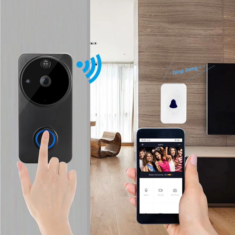 DrPhone CC1 Smart Life / TUYA - Google Home / Alexa - Caméra IP Wifi pour  l'extérieur