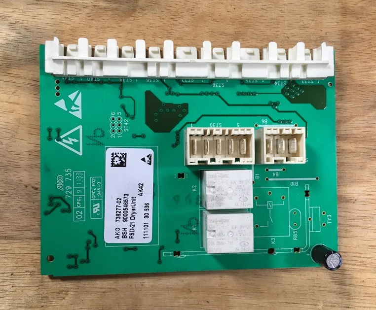 

Original drum washing machine computer board module AKO 738277-02 BSH 9000546573