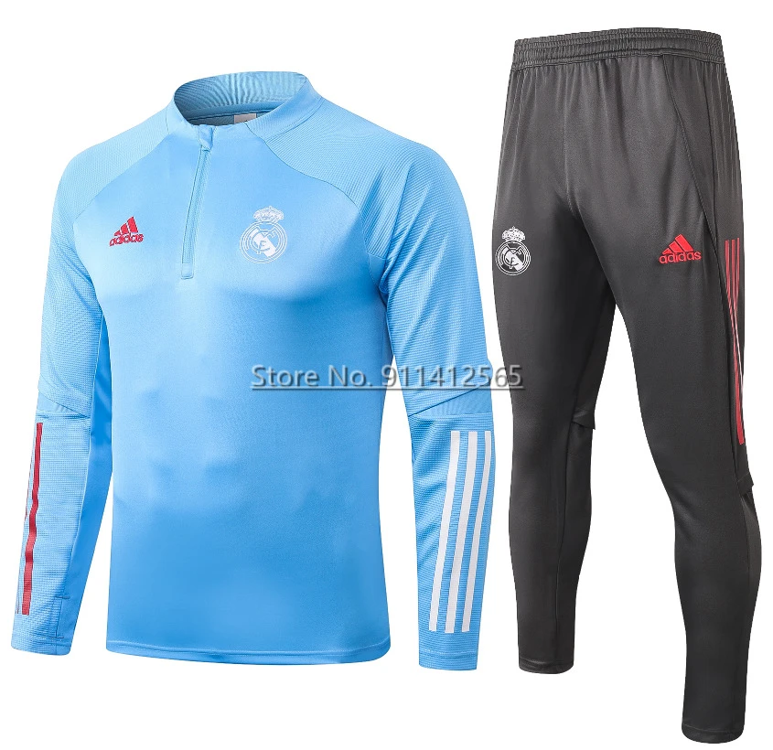 Camiseta fútbol del Real para hombres y adultos, chándal de fútbol, traje de Entrenamiento de fútbol, chaqueta, 2021, 2020, de - AliExpress