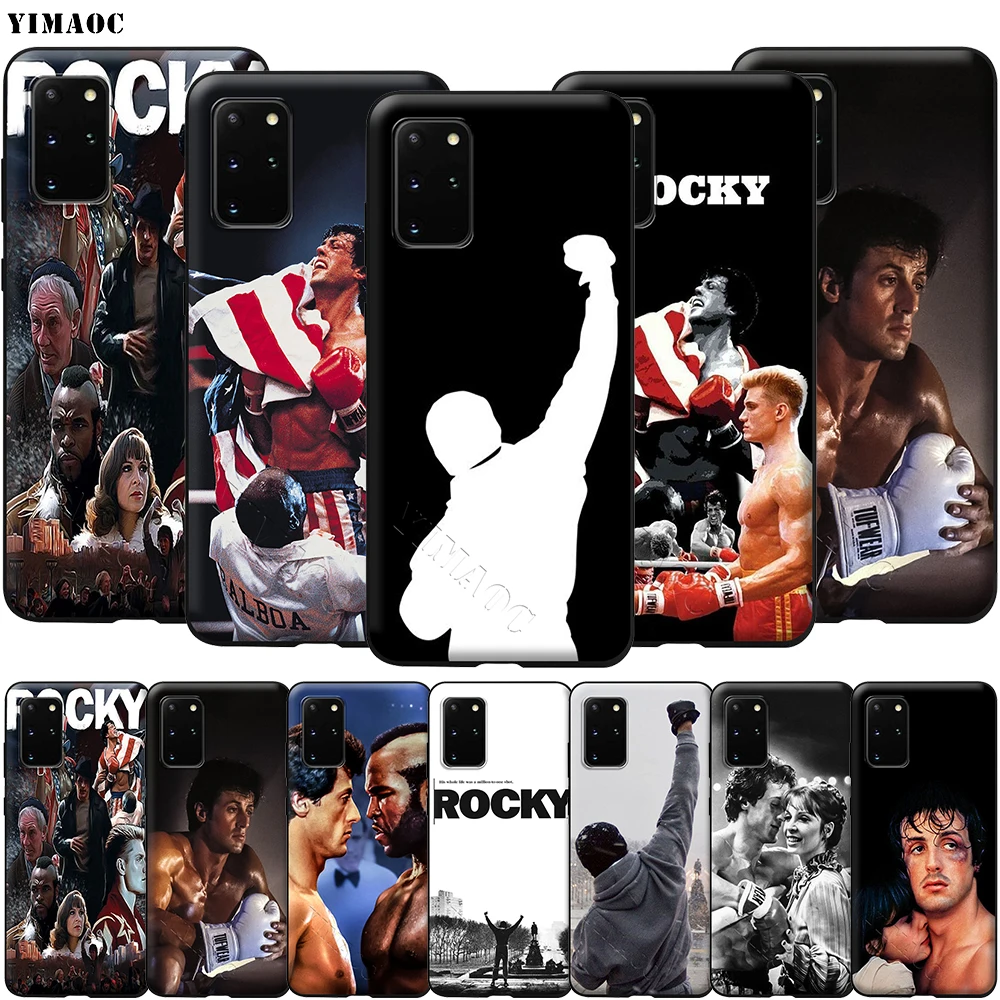 Мягкий силиконовый чехол YIMAOC Rocky Balboa для Samsung Galaxy S6 S7 S10e Edge S8 S9 Plus A3 A5 A6 A7 A8 A9 J6 Note 8 9