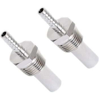 

CellarBrew 0.5 Minin Inline Oxygenation Diffusion Stone, 1/2 inch NPT Hose Barb Stainless Steel Aeration Stone Carbonating Stone
