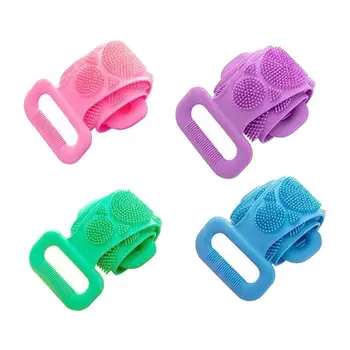 

1pcs Back Cleanser Silicone Back Rub Shower Wash Body Accessories Brush Brushes Back Bath Exfoliating Cleanser Bathroom Bel L5V9