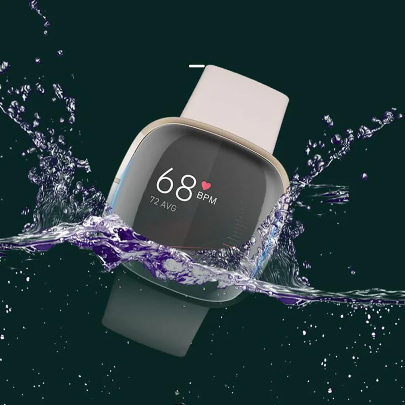 5pcs Ʈ TPU  ȣ ʸ Versa3 Ʈ ġ  Fitbit Versa 3/ Sense Ʈ ġ ü ȭ ȣ Ŀ
