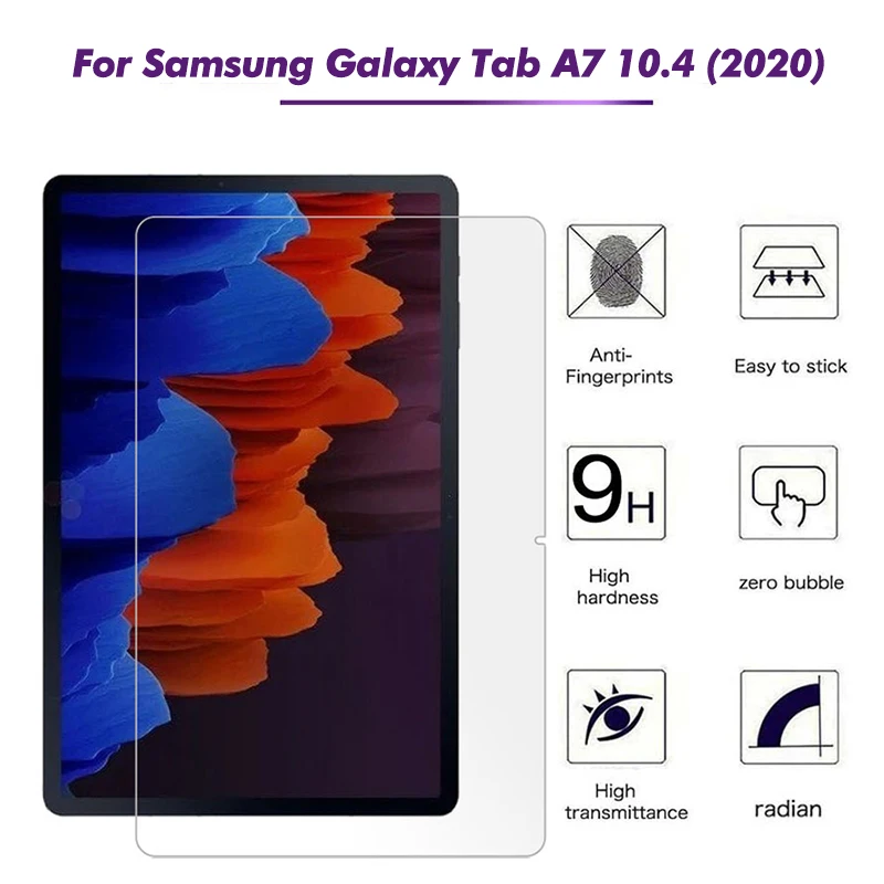 Tempered Glass For Samsung Galaxy Tab A7 10.4” 2020 Tablet