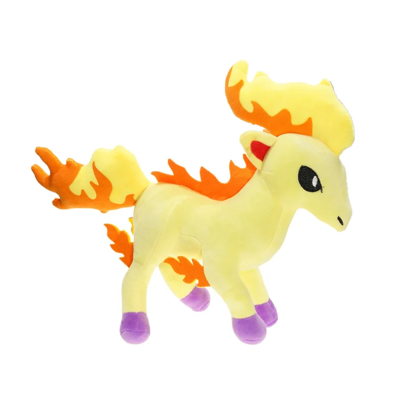 3 шт. 27*40 см Пикачу плюшевые игрушки, забавные Ponyta Ponita мягкие Peluche Игрушки Куклы для детей день рождения Рождественский подарок