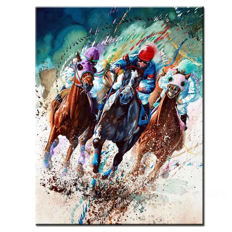 Shuai Rao daimond painting Full SquareRound Drillhorse hanne lore5D resin drill Cross Stone Mosaic diamond Embroidery sale