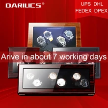 Автоматические деревянные часы Winder Box аксессуары дисплей механические вращающиеся часы uhrenbeweger для мужских часов Автоматические деревянные часы Winder Box аксессуары дисплей механические вращающиеся часы uhrenbeweger для мужских часов