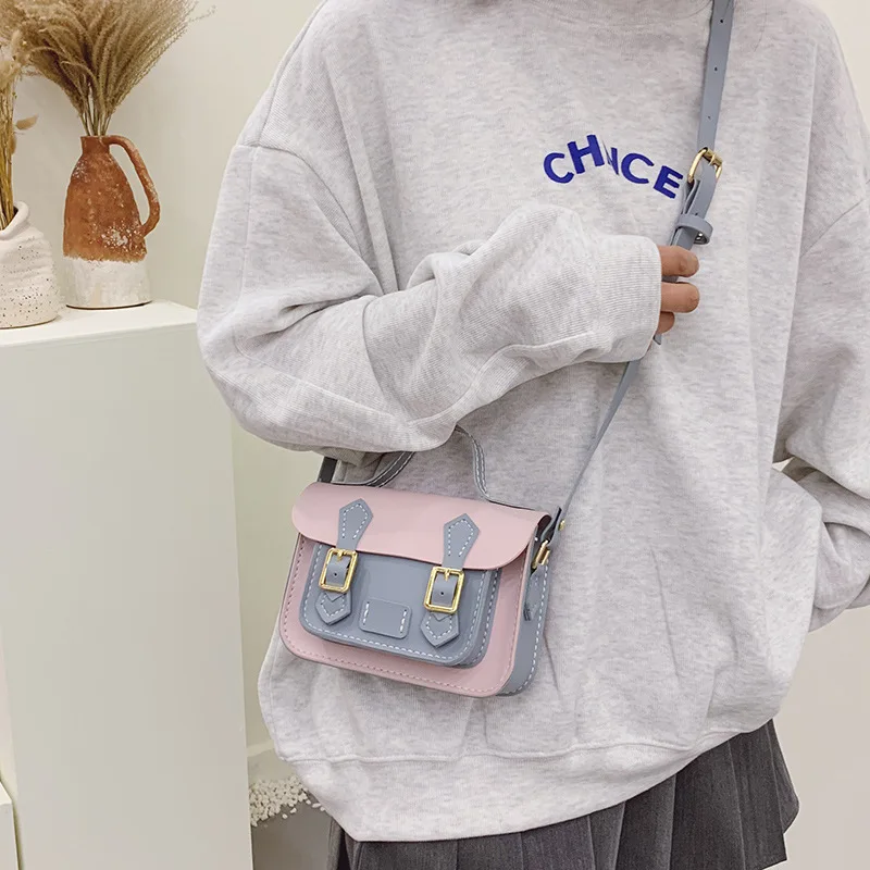 DIY Craft Bag Shoulder Bag Sewing Handmade Handbag Parts Fashion Messenger Cambridge Material Woven Set for Women 18x12x5CM