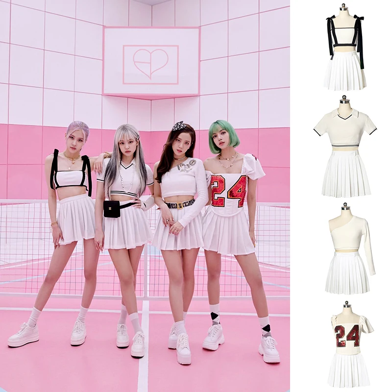 White Jazz Dancer Outfit Kpop Outfit 