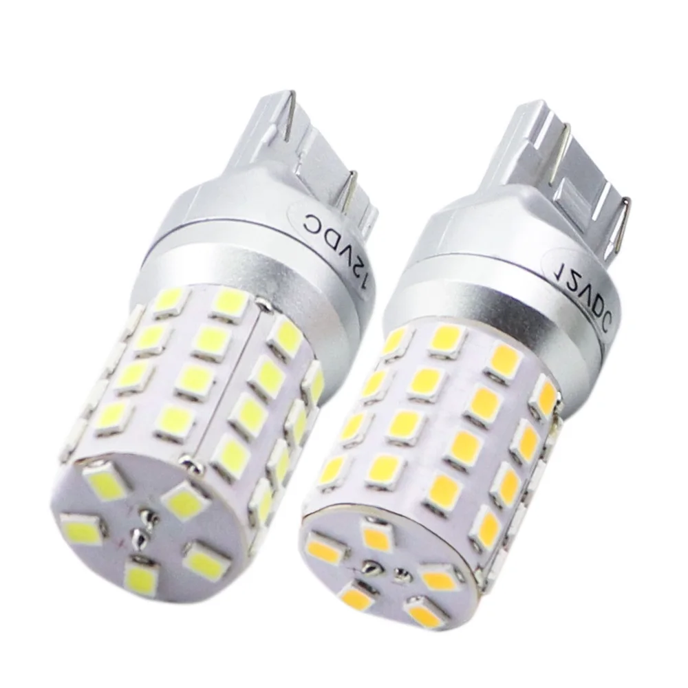 Mcdrlled 7443 7444 T20 W21/5w светильник для Lada Kalina Granta Vesta Drl светодиодные лампы 12v 6500k белый