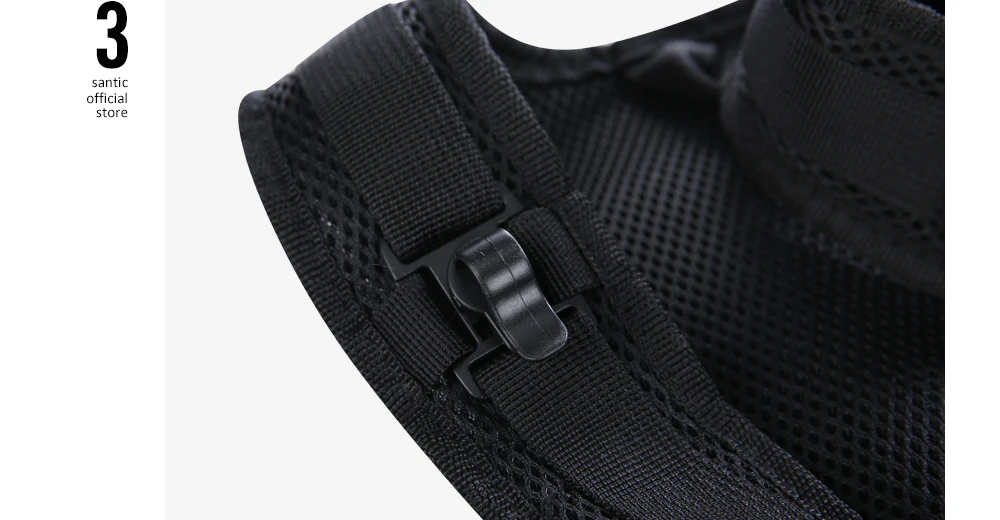 Santic Bicycle Bag Cycling Backpack Breathable 15L Ultralight Bike Bag Climbing Reflective Backpack W9P055
